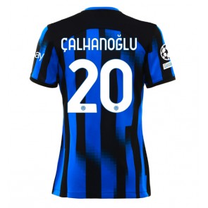 Inter Milan Hakan Calhanoglu #20 Hemmatröja Kvinnor 2023-24 Kortärmad